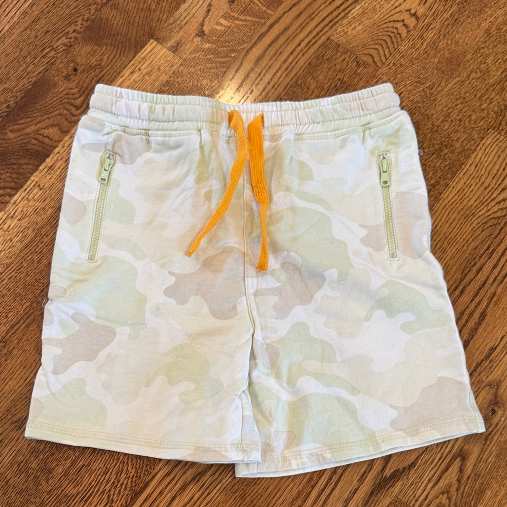 Egg New York Camouflage Shorts with Orange Drawstring Size 7Y